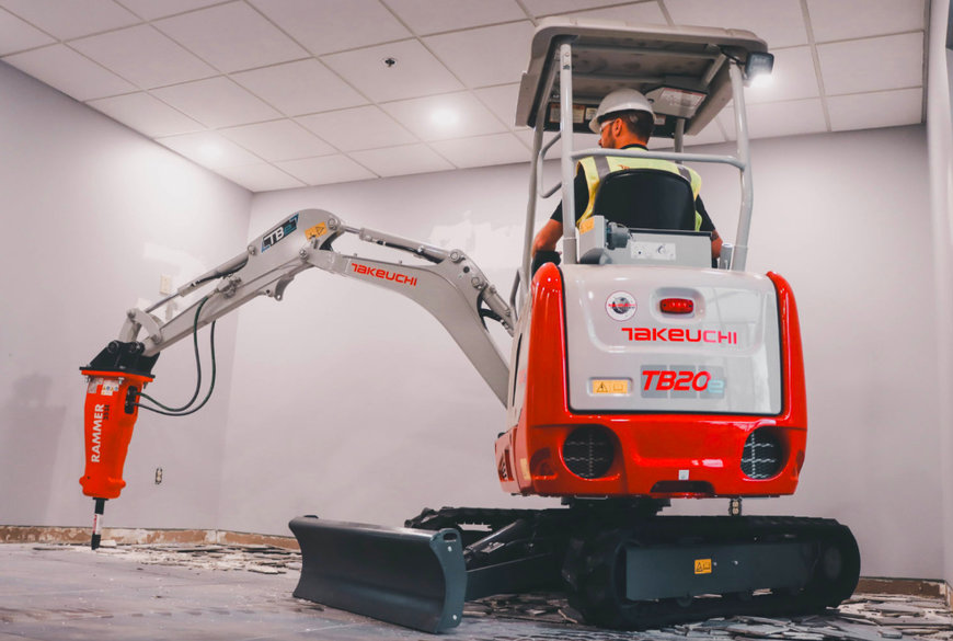 TAKEUCHI RELEASES TB20E BATTERY-POWERED COMPACT EXCAVATOR TO QUALIFIED DEALERS IN NORTH AMERICA 